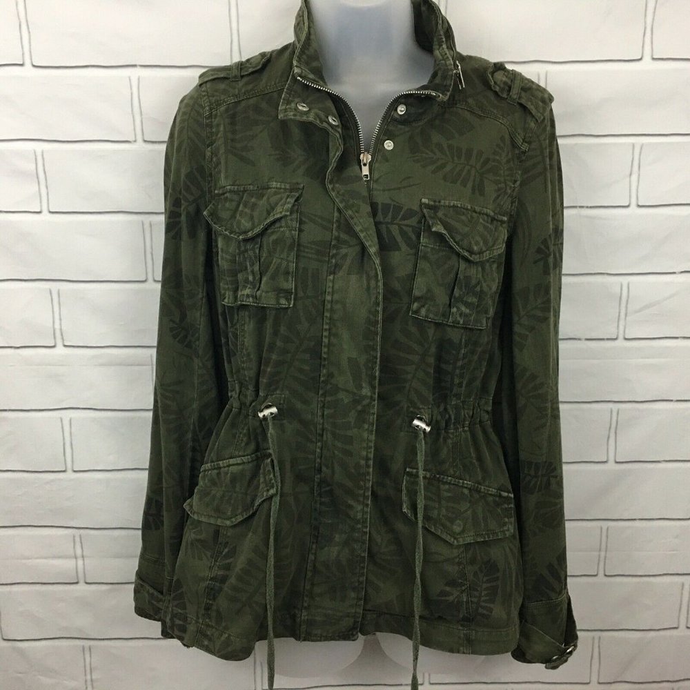 White Crow Womens Anorak Utility Jacket Sz M Zip S